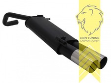 Sportauspuff Endschalldämpfer für VW Polo 9N 9N3 2 x 90mm RL-Design