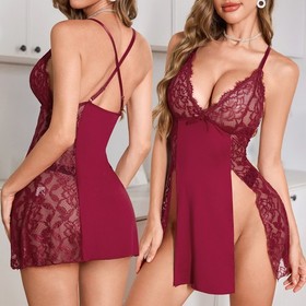 Womens Sexy Lingerie Fancy Dress Babydoll Teddy Valentine's Nightwear Sleepwear