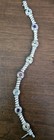 925/14k Ross Simons China Stamped: 925-Sterling/14k Bezel set Gemstones Bracelet — photo 2