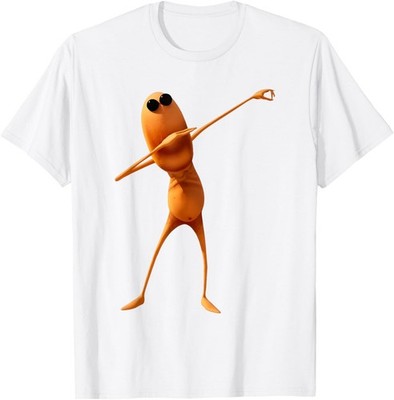 Marcus The Worm Dabbing Brainrot Absurd Meme Unisex T-Shirt