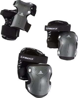 Firefly Sportsline 2.0Unisex Schützer-Set Erwachsene 6-teilig M L XL schwarz NEU