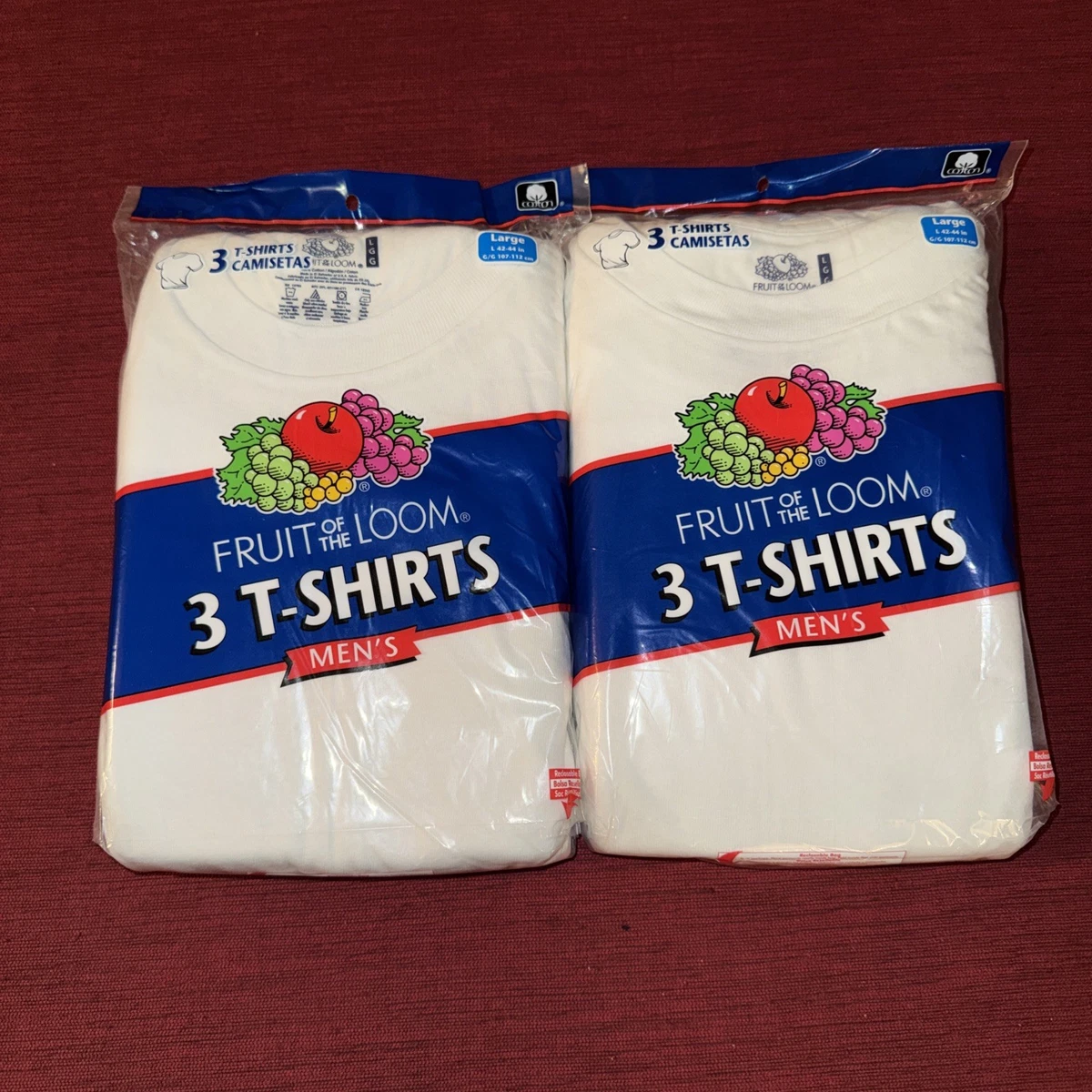 Fruit of the Loom L Regular T-Shirts for Men for sale | eBay