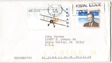 St. Catherines Ontario to Apple Valley CA, 2001