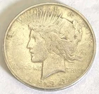 1923 s peace dollar VF condition  #133