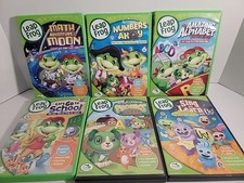 6 "VERY NICE" LEAP FROG LEARNING DVD'S