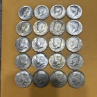 (20) 1967 P-1968 D Kennedy 40% silver Half Dollars (Full Roll)