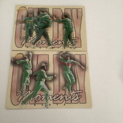 ACB 1996 FUTERA Moments Pakistan & Kenya Cards  WB1