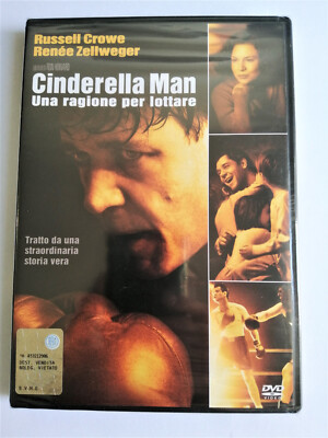 CINDERELLA MAN DVD NUOVO SIGILLATO EDIZIONE VENDITA Russell Crowe