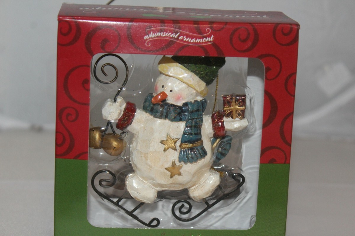 NEW IN BOX Whimsical Christmas Skating Snowman - Costco | eBay