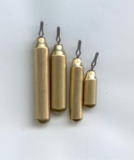 10 of 3/16oz BRASS FINESSE DROP SHOT WEIGHTS BY S & J's TACKLE BOX
