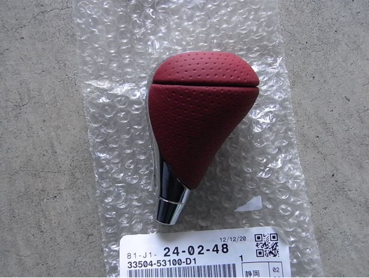 Oem Leather Dark Red Shift Knob LEXUS ISF CT200H IS250 IS350 RX300