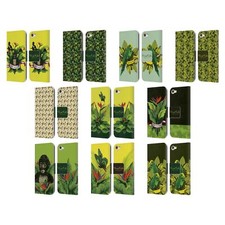 OFFICIAL FRIDA KAHLO TROPICAL LEATHER BOOK CASE FOR APPLE iPOD TOUCH MP3