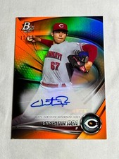 2022 Bowman Platinum Orange Christian Roa Auto /25 #TOP-2 Reds