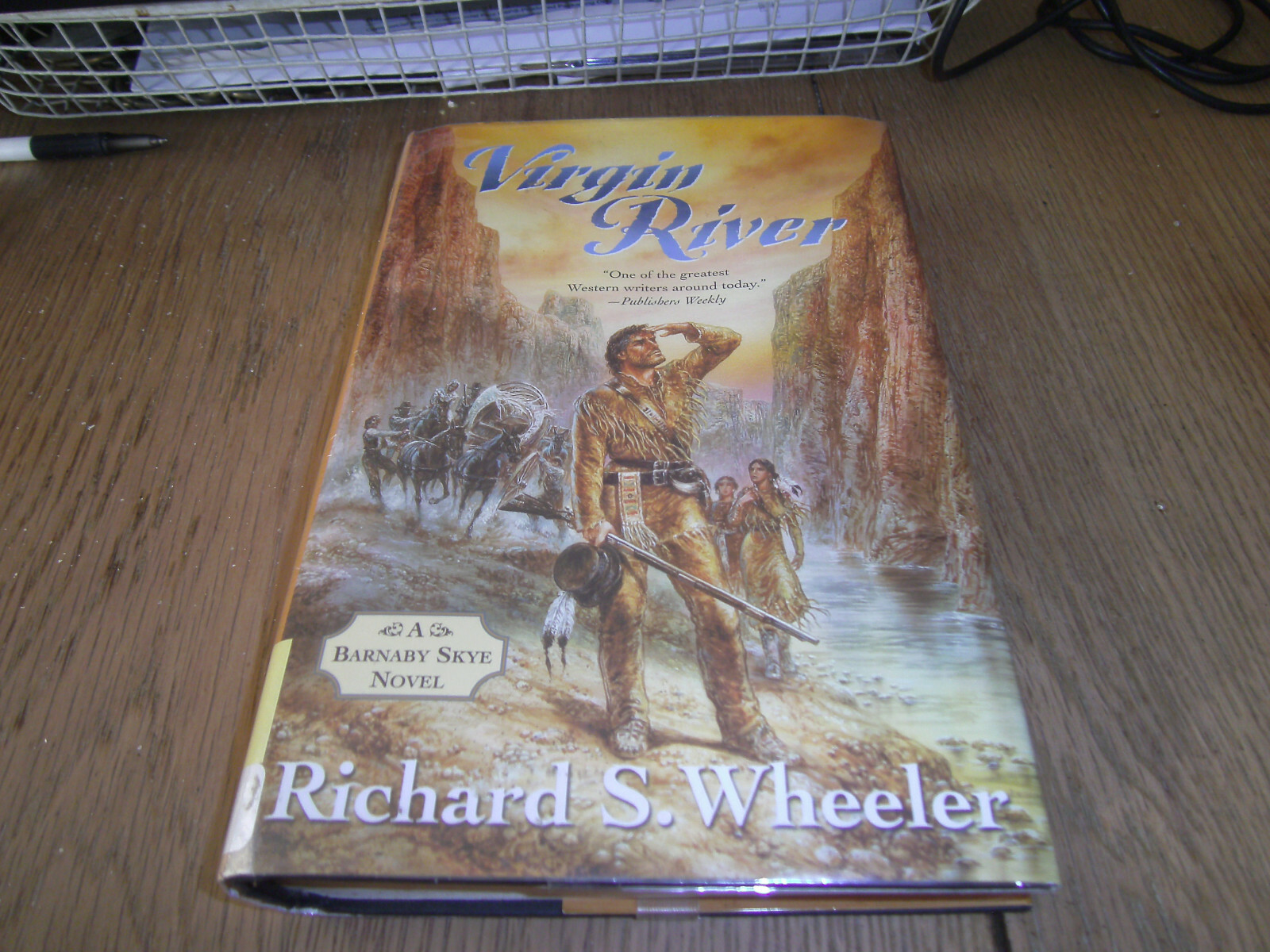 Virgin River Western Barnaby Skye's by Richard S. Wheeler (2008, Hardcover)