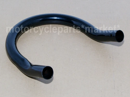 Black 1" Tube Cafe Racer Seat Frame Hoop Brat Loop 210MM Upswept For Honda CB GS - Picture 10 of 10