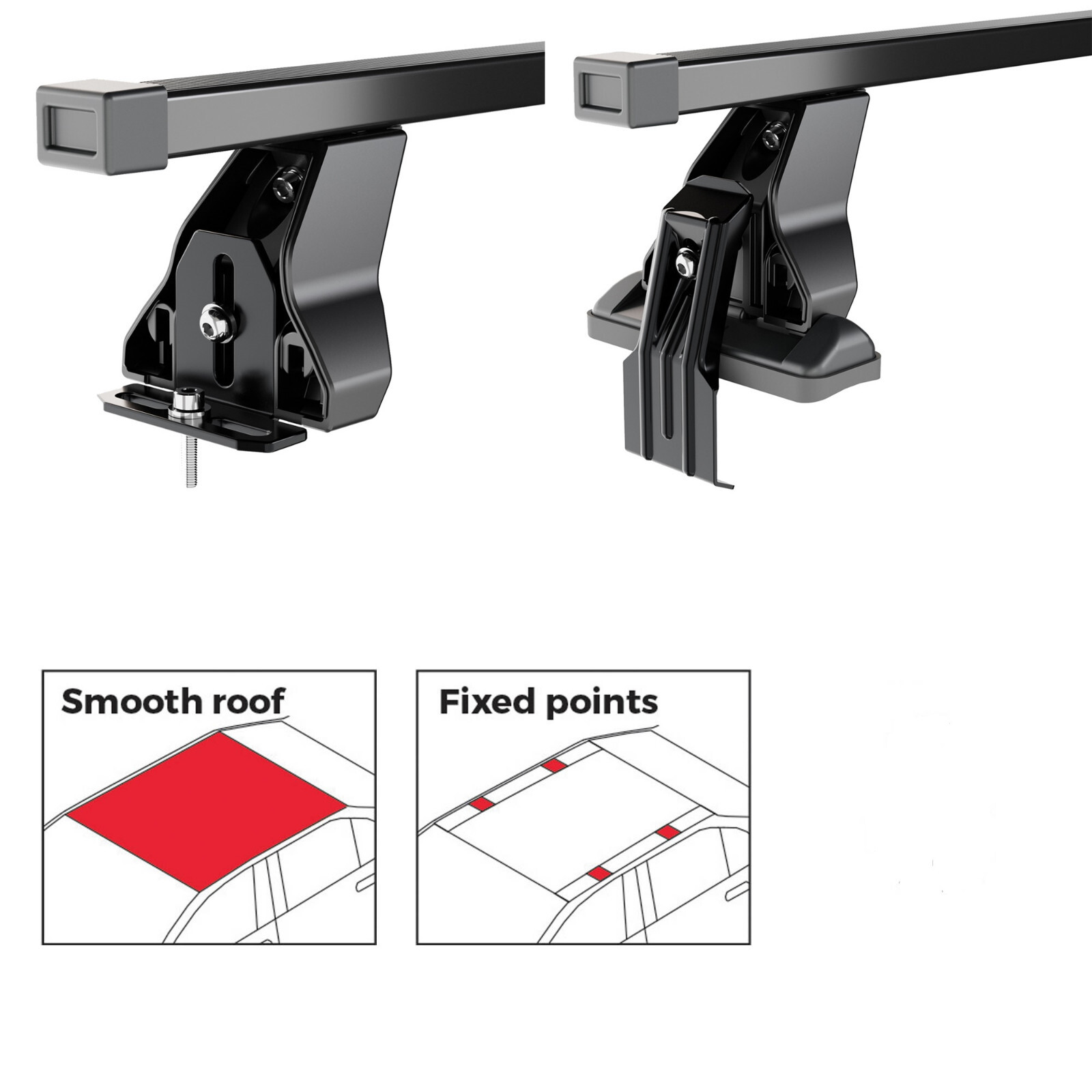 Barre portatutto portapacchi easy line basic plus 120 c per Citroen C3