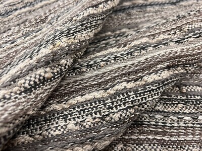 「ベティ・ブープ」ナイロンラグ1998年製　General Industries Zinc Textile Textured Horizontal Stripe Fabric- Bramber / Earth