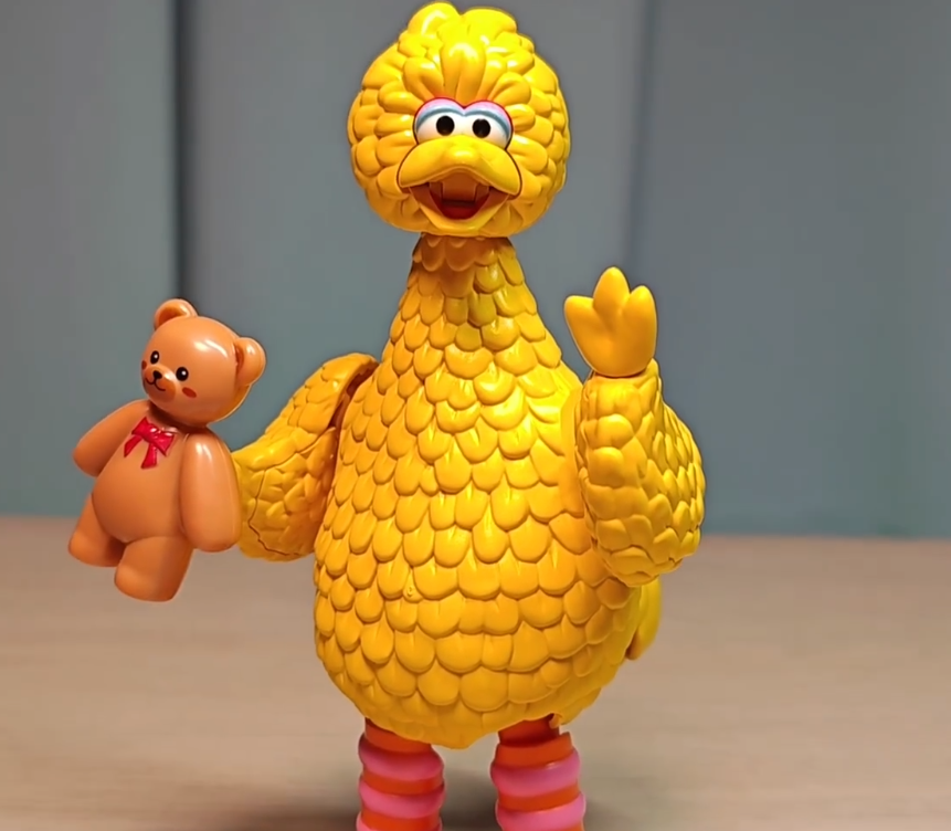 BIG BIRD 5 1/144 スケール プラモデル BLOKEES Sesame Street PreCool Series 1st Big Bird Assembly Figure