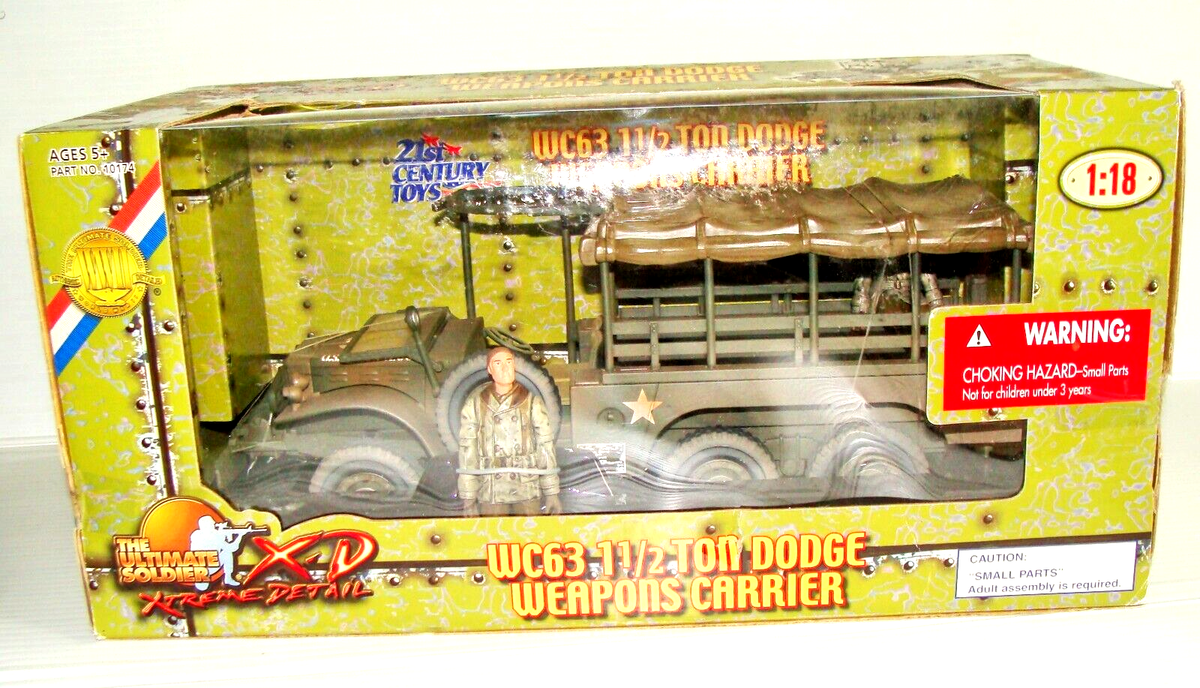 1:18 Ultimate Soldier 21st Century WWII U.S Army Dodge WC-63 1:18 Ultimate Soldier 21st Century WWII U.S Army Dodge WC-63