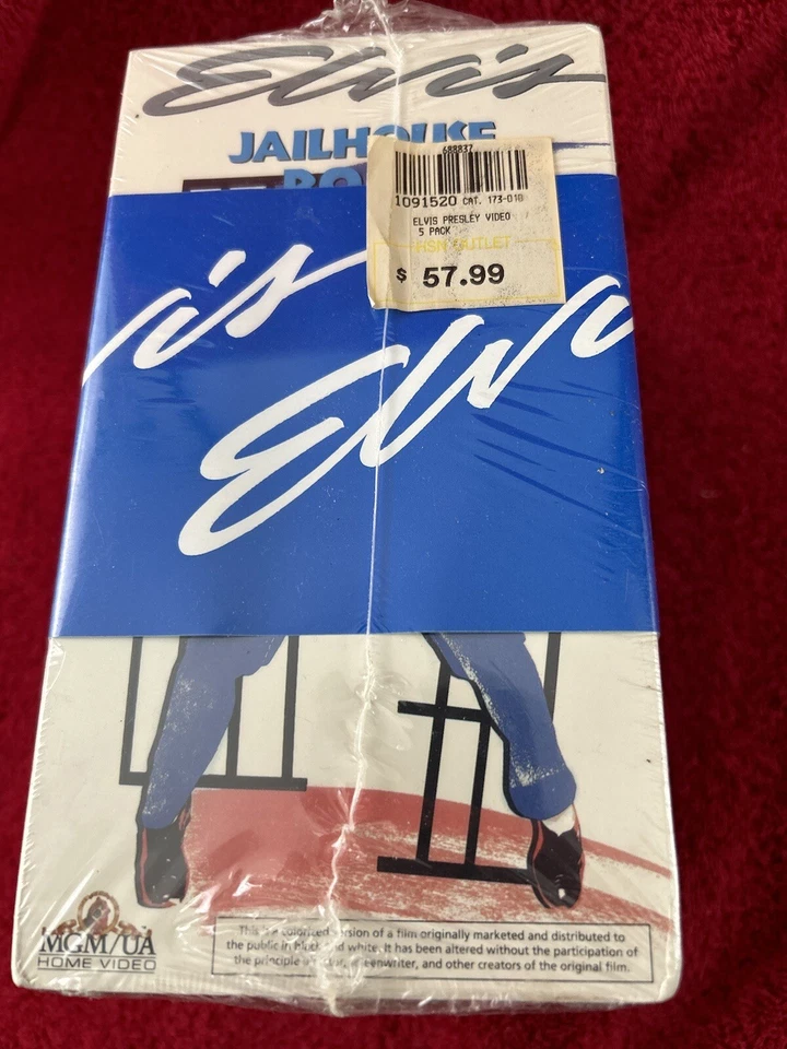 New Sealed ELVIS PRESLEY VHS 5-TAPE RARE BOX SET Follow That Dream On Tour Foto 2 de 4