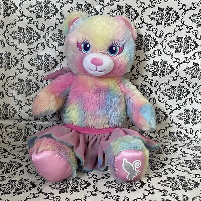 Build a Bear Workshop Bärenfee Pastellbär Stofftier 16 Zoll Plüsch mit Rock BAB