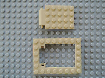 6337282 LEGO® Tür Rahmen 1 x 4 x 6 Dunkelbraun 2 Stück Neu 