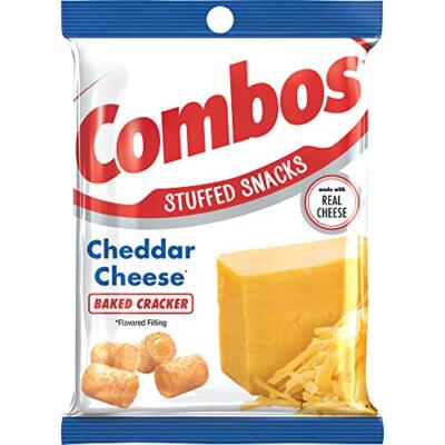 COMBOS Cheddar Cheese Cracker Baked Snacks  Assorted Flavor Names , Sizes 