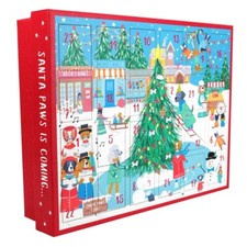 Christmas Advent Calendar Box DIY Countdown To Christmas Box 24 Days Dog Theme