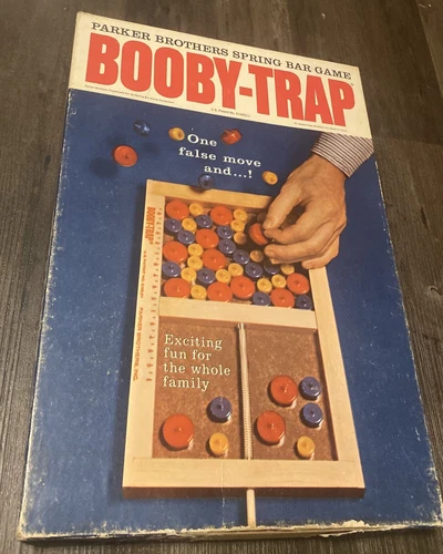 Vintage 1965 Booby Trap Board Game by Parker Brothers Family Fun Night