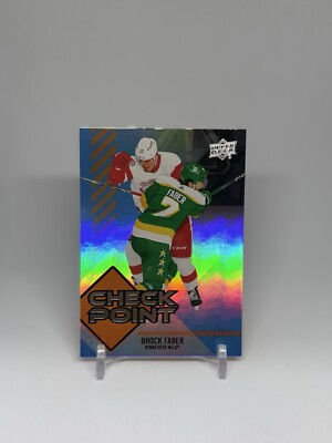 2024-25 Upper Deck Series 1 Brock Faber Wild Check Point Insert (CP-5)