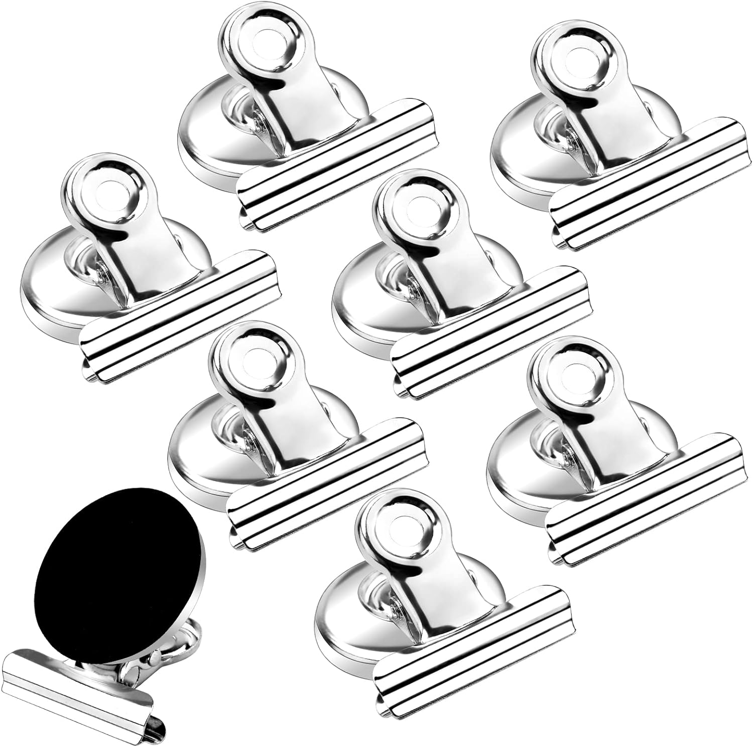 Magnetic Clips, 10 Pcs Strong Refrigerator Magnetic Hook Clips Perfect Fridge Fr