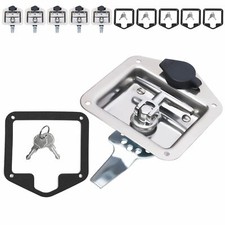 Set Of 6 Stainless Steel Folding T-handle Locks With 12 Keys For Rvs Set Of 6 Stainless Steel Folding T-handle Locks With 12 Keys For Rvs