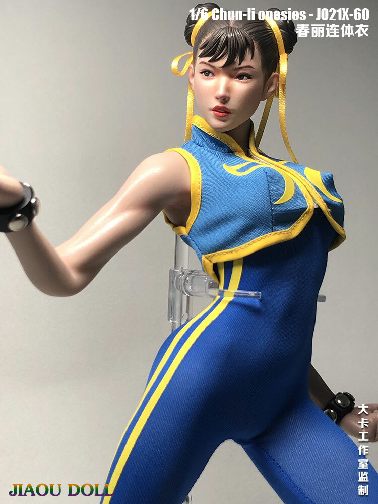 JO21X-60 1/6 Boxing Cosplay Bodysuit Jumpsuit Costume Fit 12'' Female PH Body