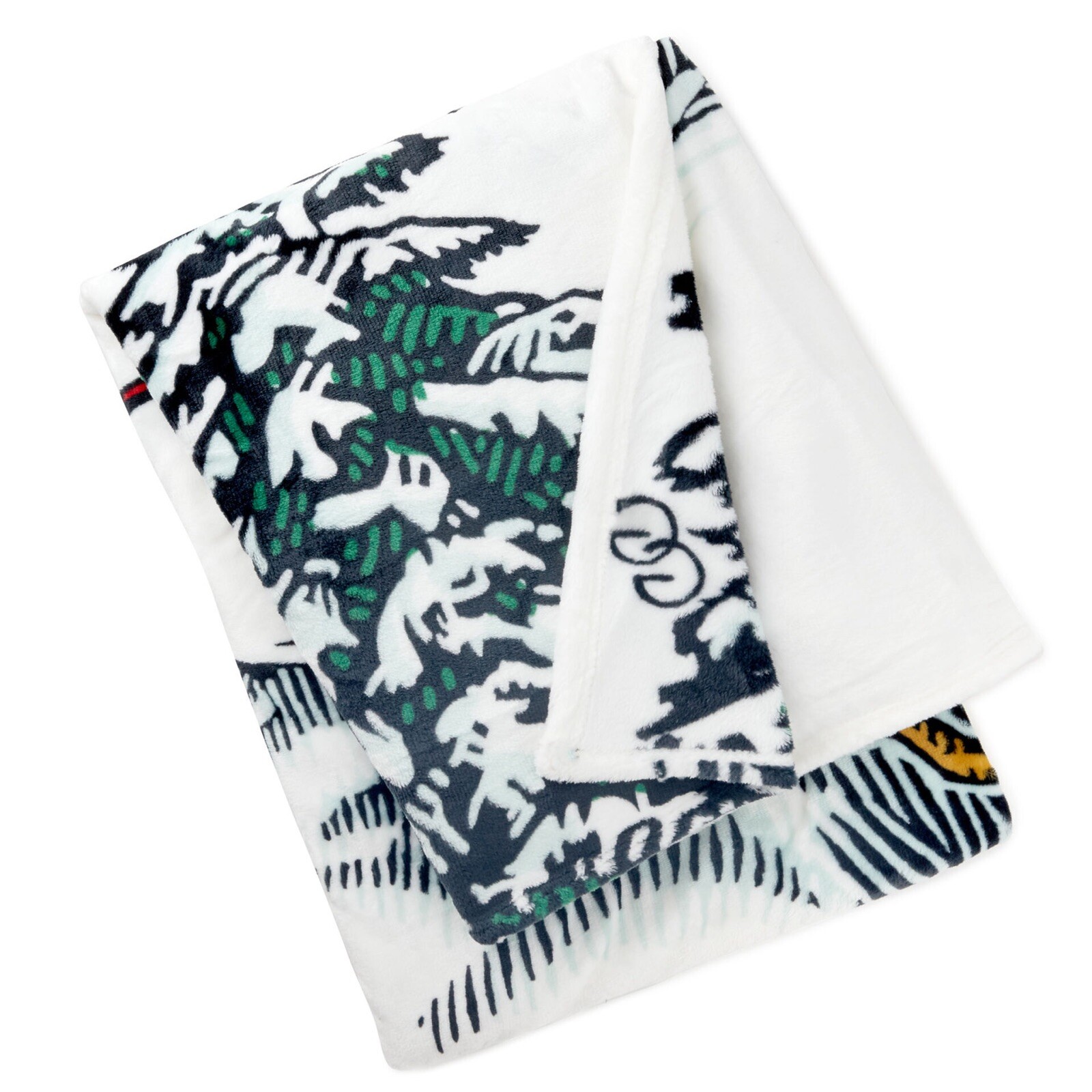 Hallmark Christmas In Evergreen Blanket SNOWMEN SO SOFT & BIG Geoff