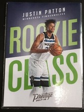 2017-18 Panini Prestige Rookie Class MIST #16 JUSTIN PATTON Timberwolves RC