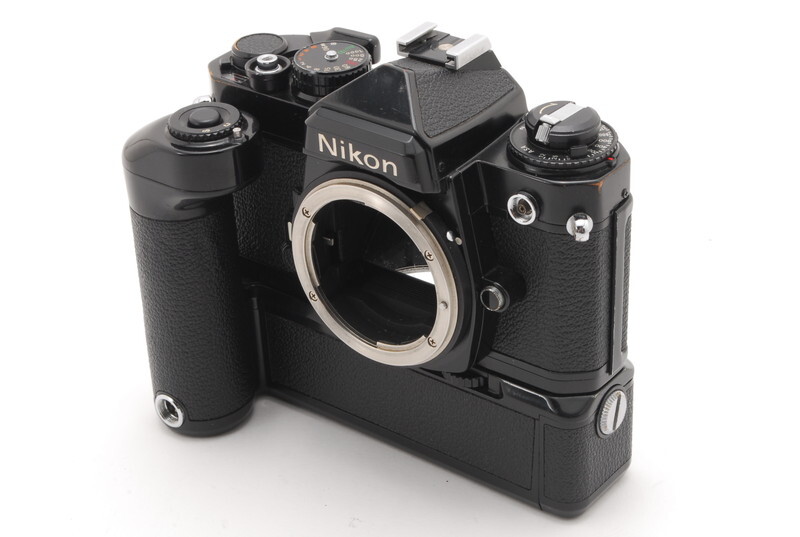 Nikon FE BLACK 美品 Exc+4] Nikon FE Black SLR Film Camera Body with MD-12 motor drive