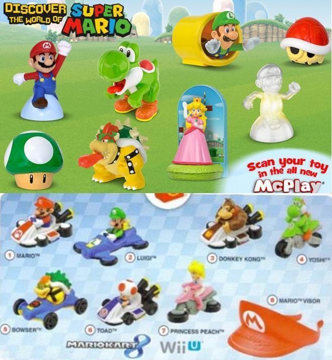 McDonald's 2022 2014 MARIO KART 2017 2018 SUPER MARIO PICK