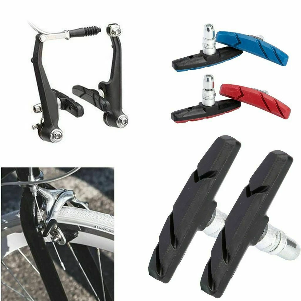 Bicycle Brake Pads Shoes pad V-brake Mountain Road Bike V Brake MTB Cycling  - Image 3 of 4