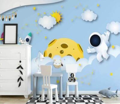 3D Planet Rocket ZHU3383 Wallpaper Wall Mural Removable Self-adhesive Amy