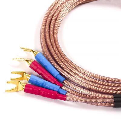 Van Damme (4 mm) hochauflösende audiophile Lautsprecherkabel. Pik