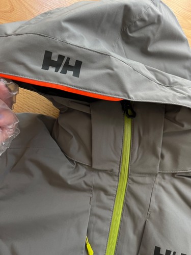 $250 Helly Hansen Juniors' Gray Alpha Ski Snowboard Jacket Pristine size 16 NEW - Picture 4 of 11