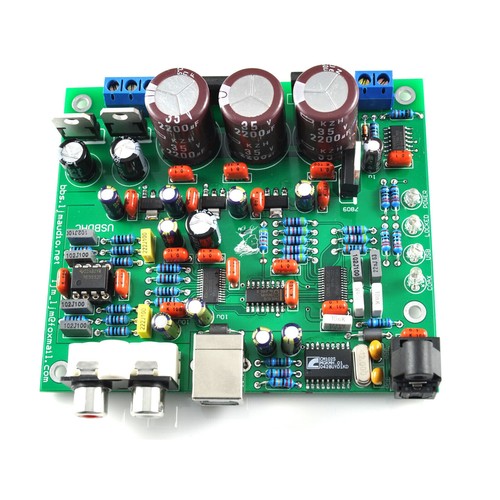 1pz CS4398 CS8416IC DAC Decoder Ricezione Digitale Scheda Finita - Foto 2 di 5