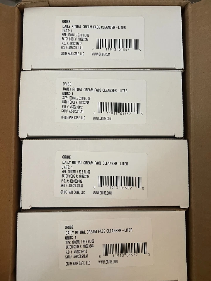 Limpiador facial en crema ORIBE Daily Ritual 33,8 fl oz/1000 ml ** Paquete de 4 ** Foto 2 de 3