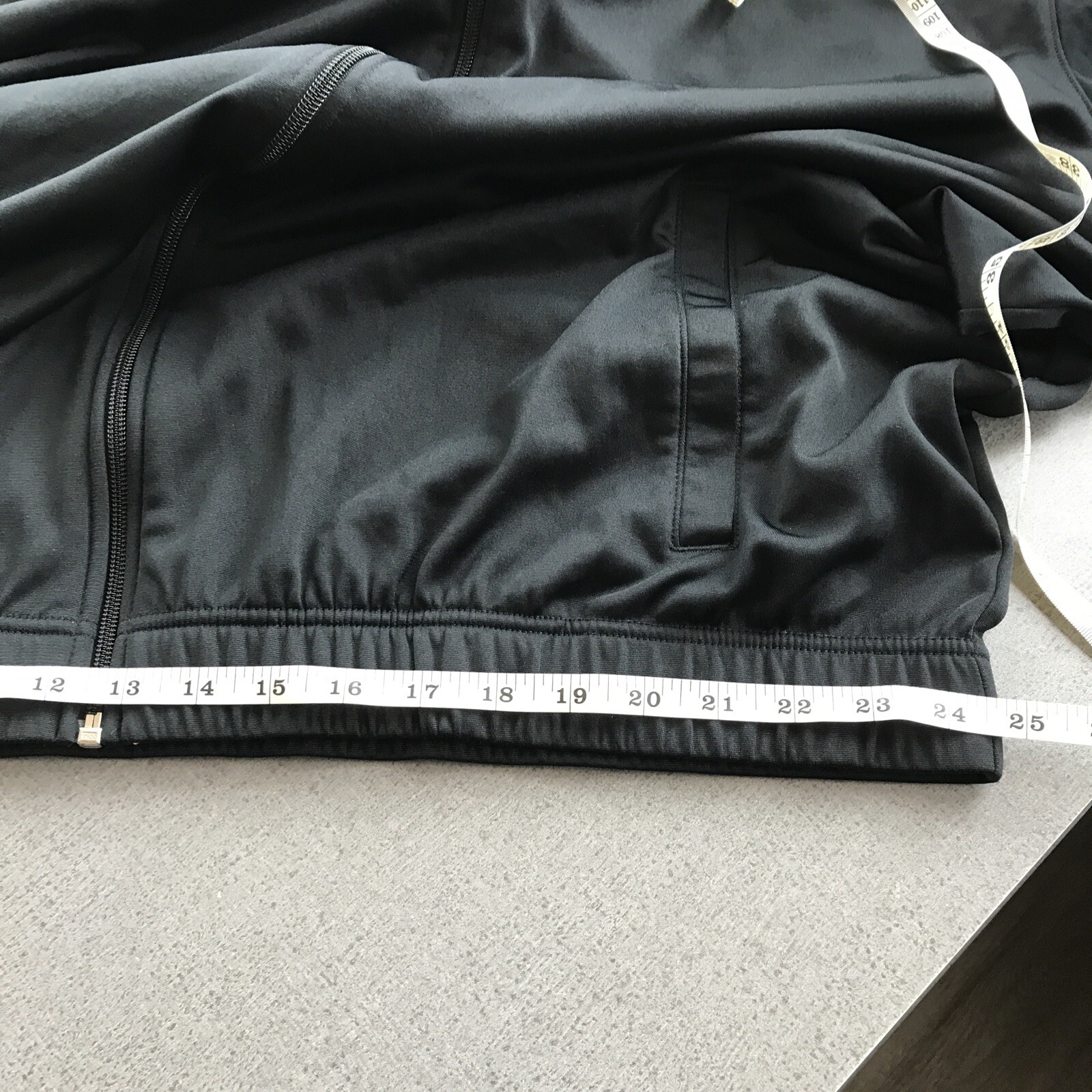 SACAI X NIKE NIKE DRI FIT UP TRACT JACKET NERO FINTO COLLETTO TAGLIA XXL_6311