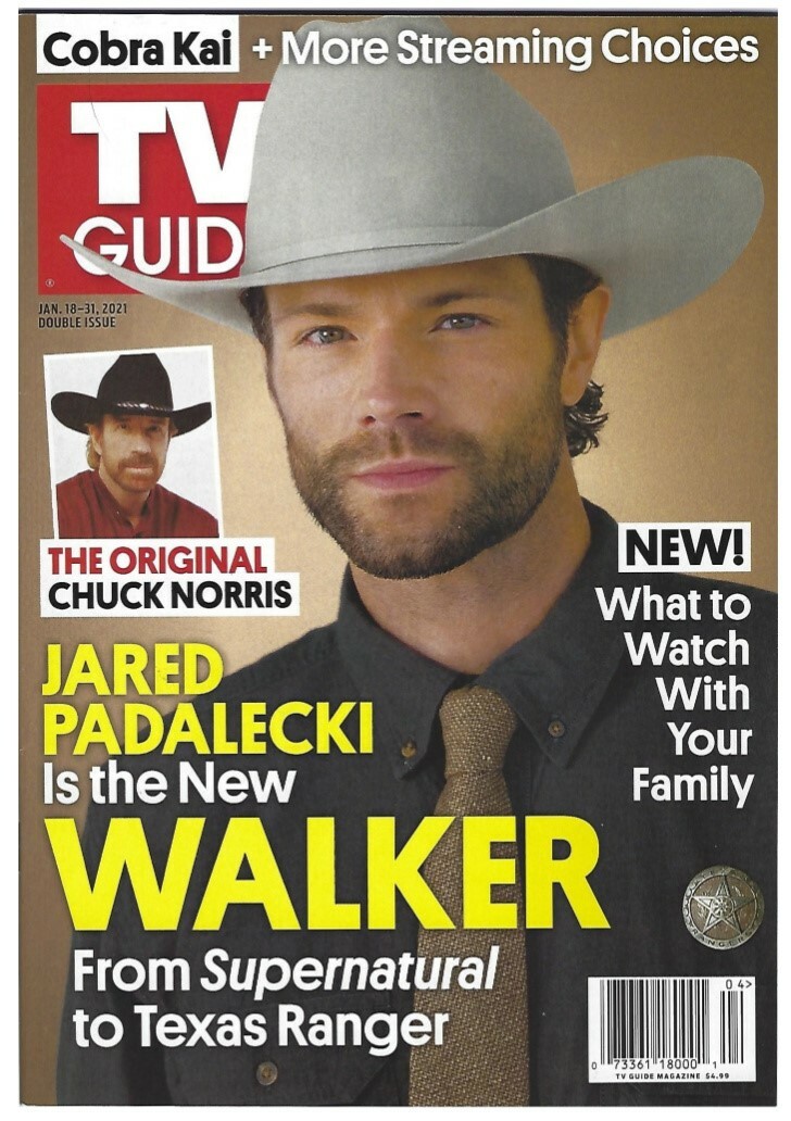 2021 TV Guide Jared Padalecki is the New Walker Texas Ranger