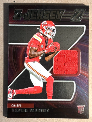 Lot De 9 Cartes Kansas City Chiefs - Xavier Worthy RC Jersey Patch, Mahomes, Kelce