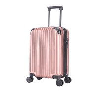 Reisekoffer Trolley Harteschalenkoffer HandgepäCk Rosagold M Mit 4 Rollen & Tsa