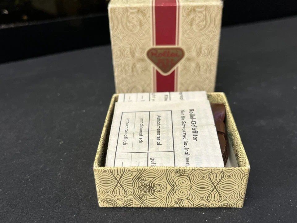 Rollei-Filter-Gelb Mittel -1,5 Germany Medium Yellow Rollei Filter Damaged Glass - Image 3 of 4