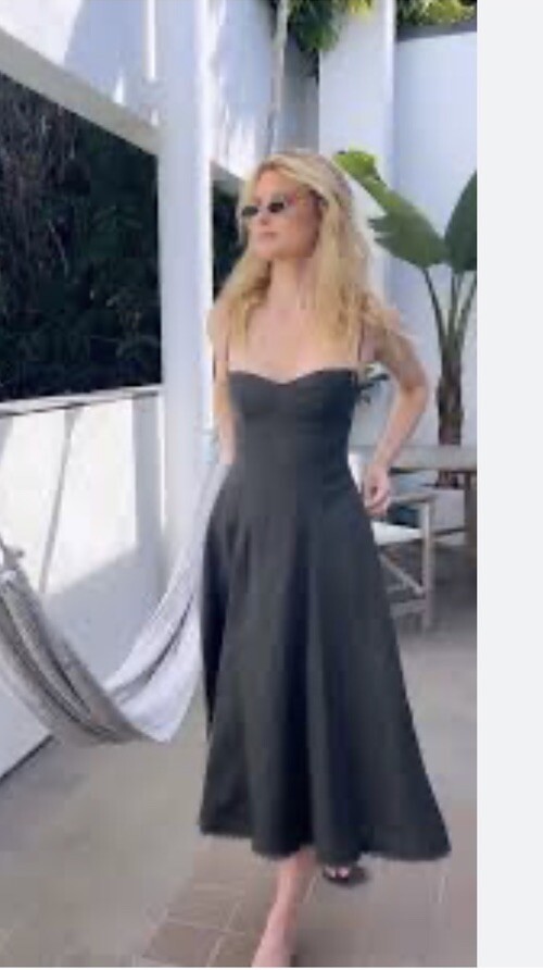 ulla johnson corset dress Ulla Johnson Paula Corset Dress $499 Midi Cotton Dress SZ 4