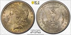 1881-S Morgan Silver Dollar $1 PCGS MS64 BU Uncirculated Yellow Green Toned